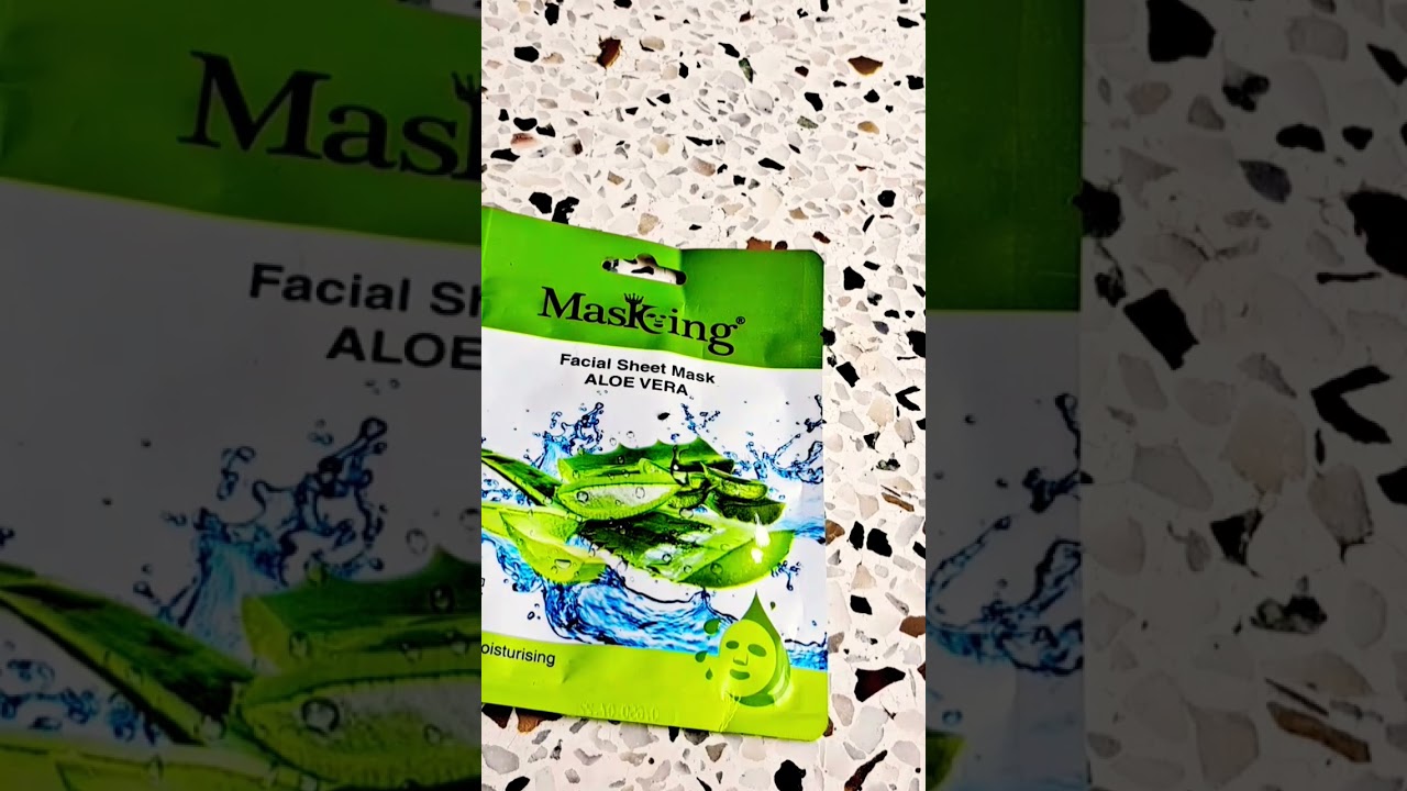 Masking Aloe Vera Sheet Mask|15 मिनट मे glosy skin|Beauty By Madhu 