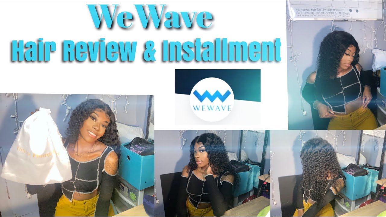 WeWave DEEPWAVE HAIR REVIEW & INSTALL || 🦋