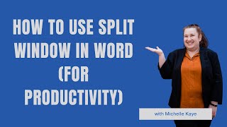 Celebrity How to use Split Window in Word (for productivity) Profile