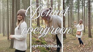 Bonnet Evergreen au crochet🎄- Tutoriel pas à pas Facile