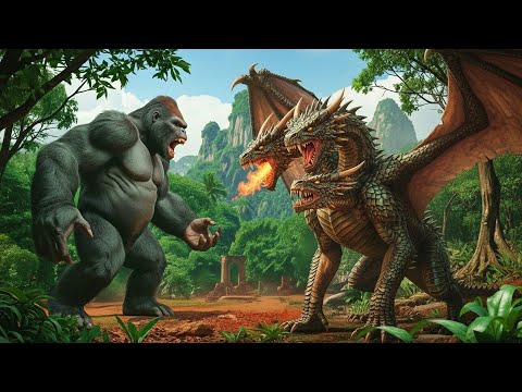 King Kong Vs Titanoboa Prehistoric Battle From 60 Million YearsAgo Featuring The Three Headed Dragon King Kong Vs Titanoboa Prehistoric Battle From 60 Million YearsAgo Featuring The Three Headed Dragon