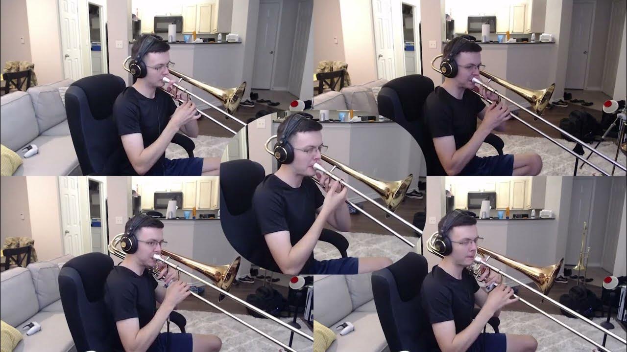 Dimensions In Blue for 5 Trombones YouTube