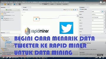 SENTIMEN ANALIS MENGGUNAKAN RAPID MINER | MENARIK DATA TWEETER | DATA MINING