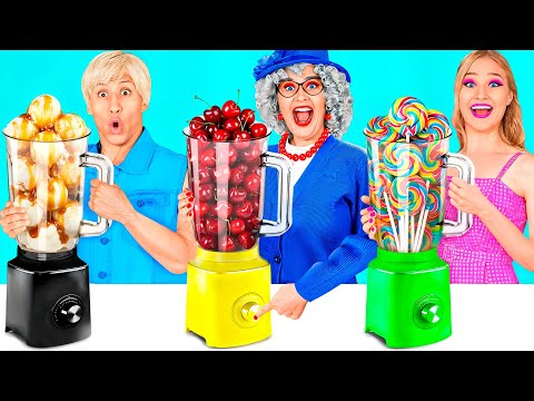 Barbie vs Grandma Cooking Challenge | Fantastic Food Hacks by Fun Challenge
