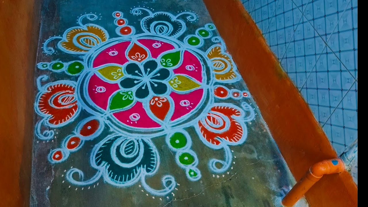 Super Friday rangoli 🌺🌹💐🌷❤️