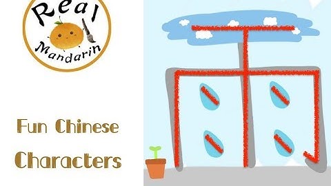 Fun Chinese Characters | Yǔ - Rain