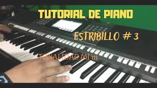 Video thumbnail of "Estribillo #3 Ritmo tonada (Tutorial de piano)"