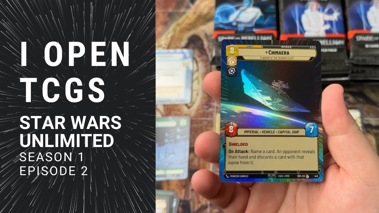 Foil Hyperspace cards are amazing looking! | Star Wars Unlimited Prerelease Unboxing | S1 EP02 Foil Hyperspace cards are amazing looking! | Star Wars Unlimited Prerelease Unboxing | S1 EP02