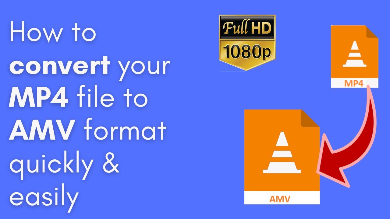 How to convert MP4 files to AMV format quickly  easily PC  Mac
