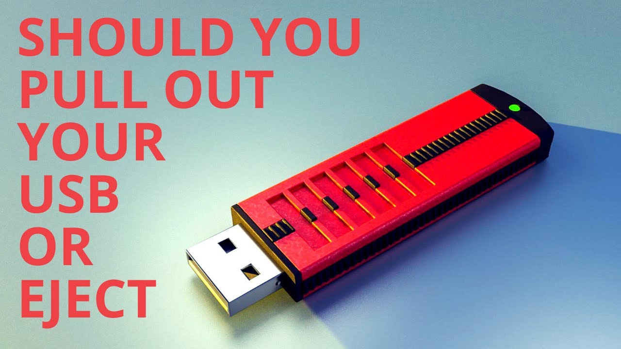 Should You Pull Out Your USB Or Eject? - YouTube