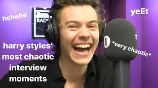 Famous Harry Styles’ most chaotic interview moments Wealth