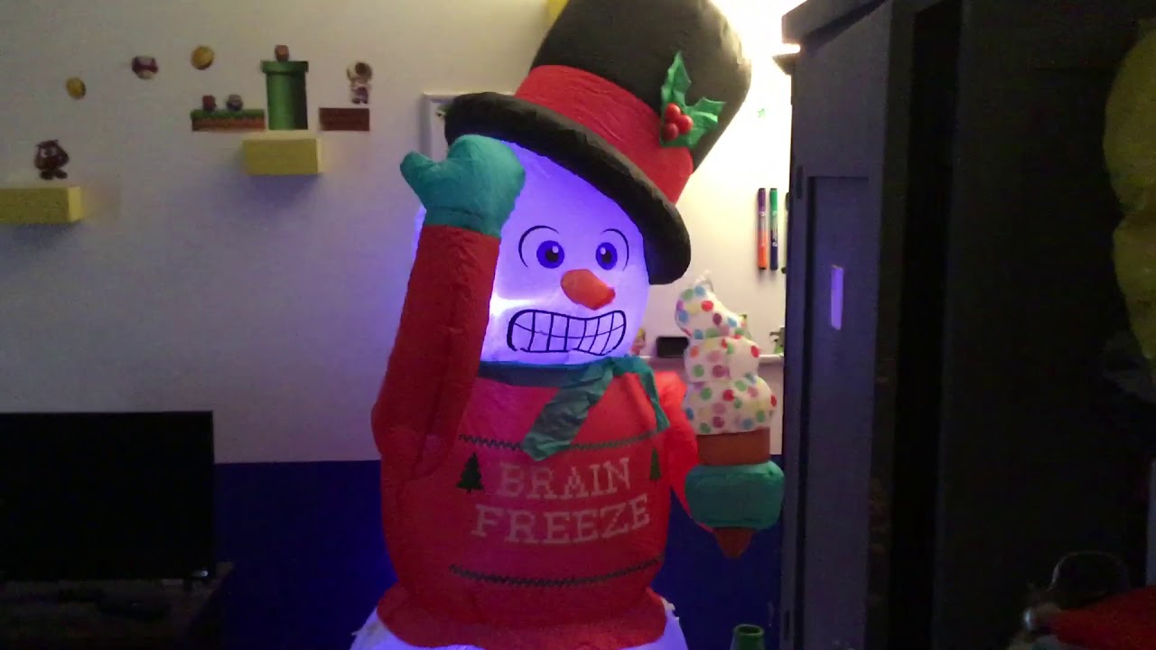 2020 shivering snowman inflatable review! YouTube