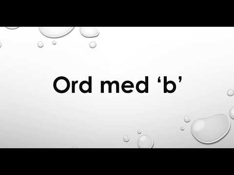 10 ord med &rsquo;b&rsquo; dansk/arabisk
