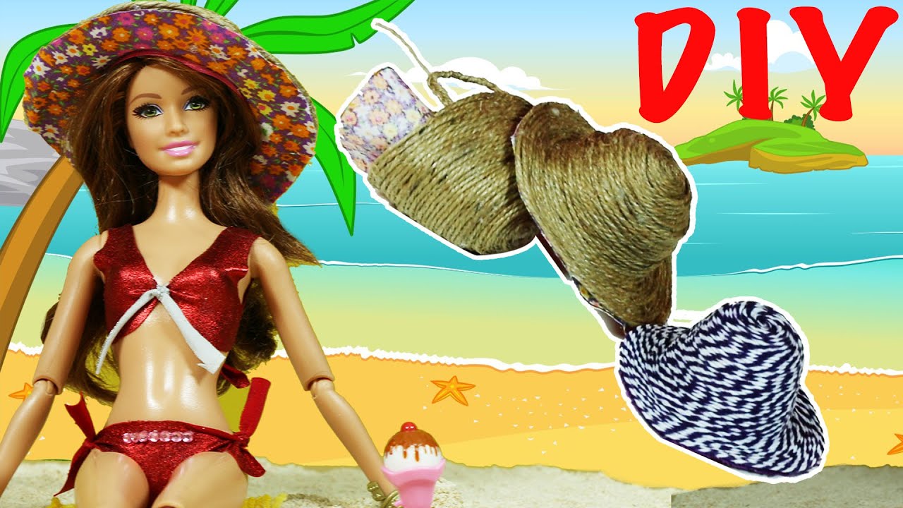 Barbie Oyuncak Bebekleri için Plaj Seti Nasıl Yapılır | Yaza Hazırlık | EvcilikTV 