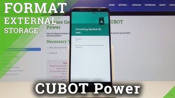 How to Format SD Card in CUBOT Power - Reset Memory Card