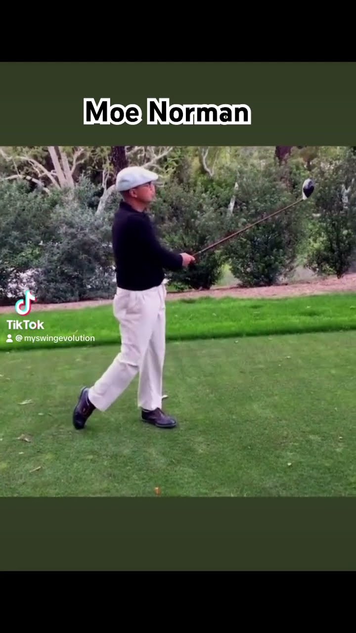 My Moe Norman impression! #golf #miracleswing #golfskill #golfswing #overthetop