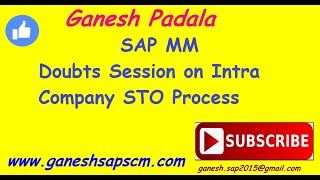 SAP MM Interview Doubts Session on Intra Company STO Process | MM-SD Integration | SAP Best Videos