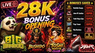 28K BONUS OPENING!! LIVE HIGH STAKE SLOTS BONUS HUNT | !DISCORD FOR £1000 GIVEAWAY