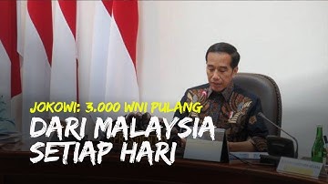 Awasi Ketat Kedatangan WNI dari Luar Negeri, Jokowi: 3.000 WNI Pulang dari Malaysia Setiap Hari