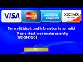 Fix PS4 WC-34891-5 Credit Card Error 💳