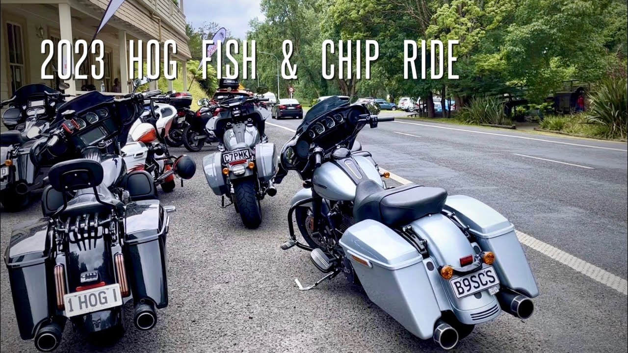 2023 Auckland HOG Chapter Fish & Chip Ride - YouTube