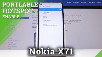 How to Set Portable Hotspot on Nokia X71 - Network Tethering / Mobile Router