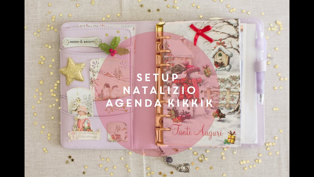 Come decorare l'agenda per Natale ITA - Plan with me Natale - Ecco come ho decorato la mia agenda