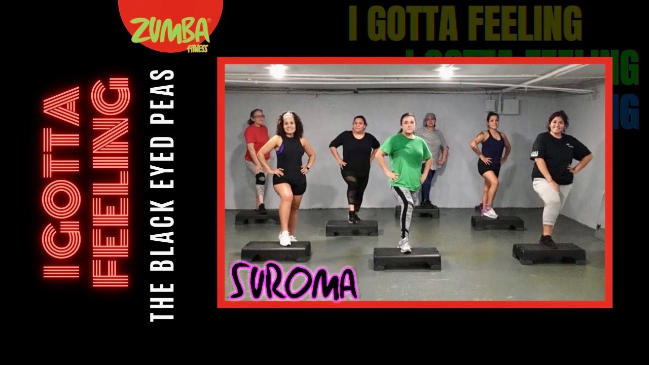 The Black Eyed Peas I Gotta Feeling ZUMBA STEP YouTube