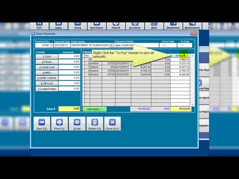 How to apply Client Payments - Retailman POS