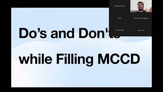 Do' and Don'ts while filling Medical Certificate of Cause of Death (MCCD)