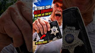 Retired Cop Tries Flexing His Badge Durning Unlawful Stop and Instantly Regrets It