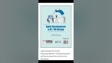 Agile development & UI/UX Design/gtu/BE/sem 7/It Enginnering Book pdf 