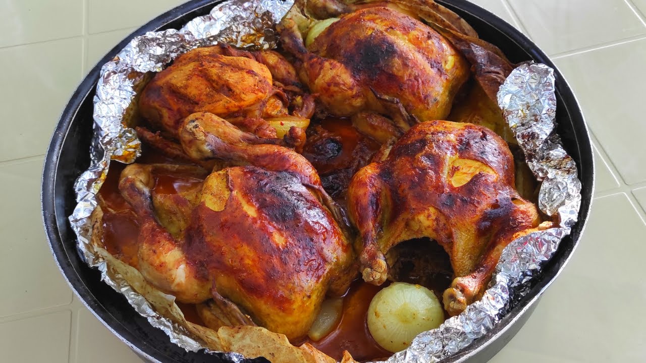 Chicken in Tandoor 👍Whole Chicken Tandoori recipe😍 Very Delicious!! 