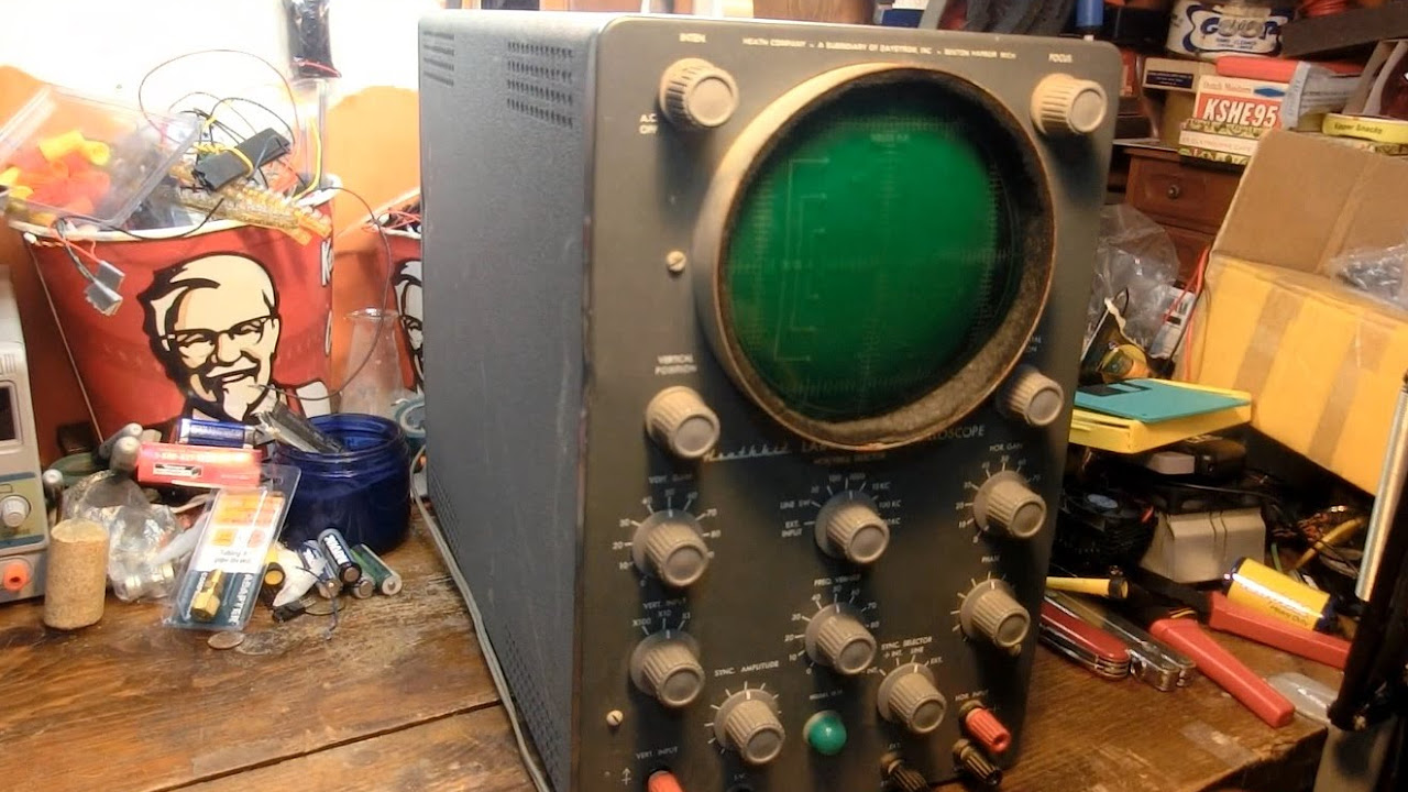 Vintage Kikusui OP-31C Vacuum Tube Oscilloscope Restoration - YouTube