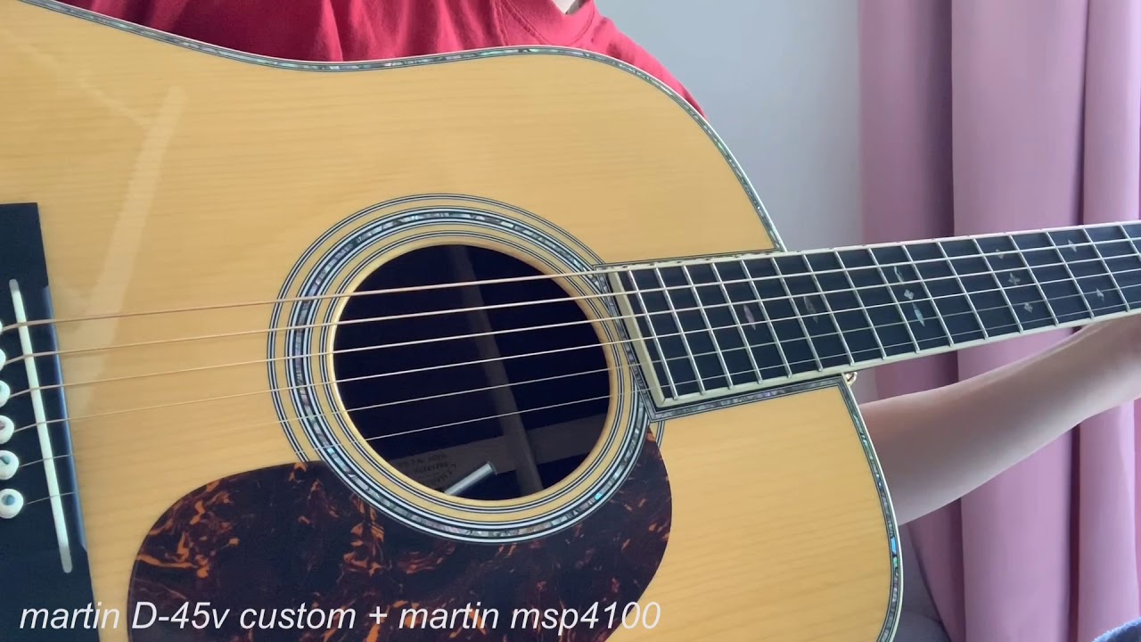 마틴에는 마틴을? 단종된 마틴 msp4100스트링 사운드샘플