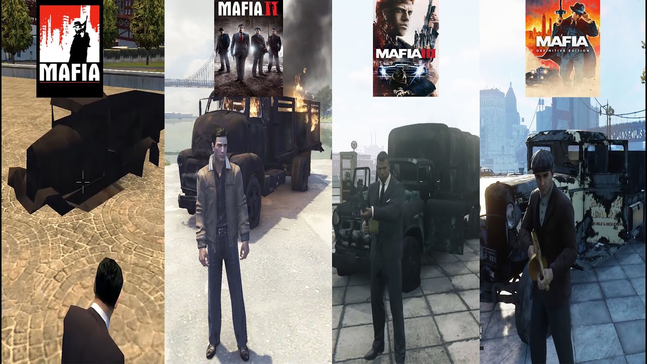 Comparison of Shooting/Exploding Cars Mechanic in Mafia Games (2002-2020)