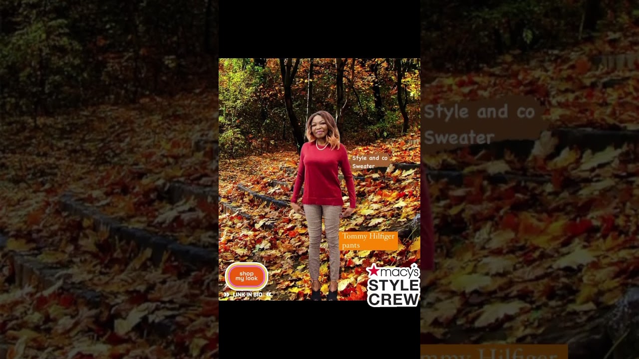 Tommy pants paired with style & co sweater! Only at Macys! Link in bio!