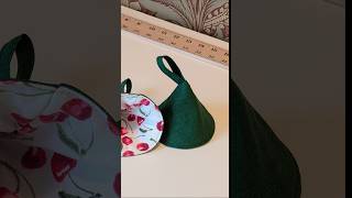 Beginner Friendly "Triangle Pot Holder" Sewing Tutorial #sewing #diy #handmade #easy #cute #stitch