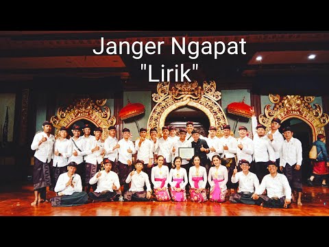Janger Ngapat Lirik Gending Gamelan Suling Gita Semara