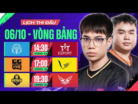 TV vs TDT | GGL vs VGM | HEV vs HQ – ĐTDV Mùa Đông 2023 | Vòng Bảng – 06/10