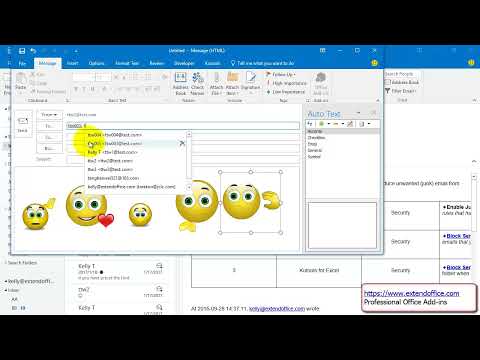 How to insert and view animated GIF images in Outlook email