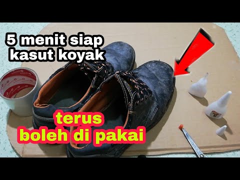 DIY: tip dan cara memperbaiki kasut atau sepatu yang koyak dan rosak