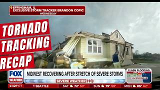Storm Tracker Brandon Copic Details Tornado Intercept Near Teutopolis, Illinois