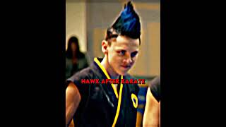 Eli before karate🤢 / Hawk after karate🔥 #youtubeshorts #cobrakai #edit #hawk