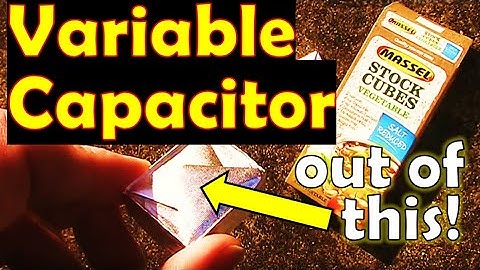 The variable capacitor in your pantry