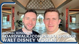 Walt Disney World Vlog | Animal Kingdom | Coronado Springs | Boardwalk | Resort Room Tour Max & Alex