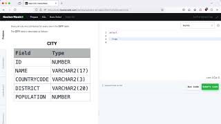 Famous Hacker Rank SQL Question 1 "select all" Profile