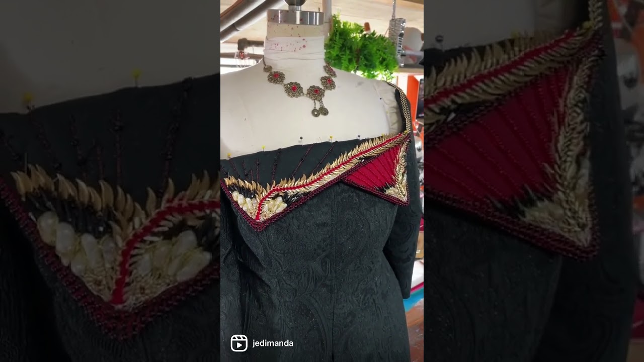 Pinning these pieces on the dress made me tear up in happiness 🥹 #rhaenyratargaryen
