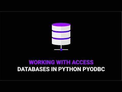 How to Use PYODBC With Access Databases in Python