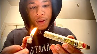 FIRST TIME GETTING HIGH USING THE GLASS BLUNT!!